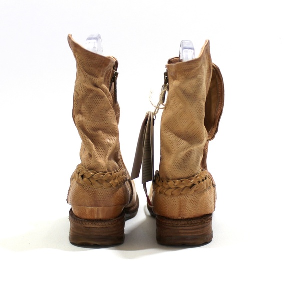 AS98 Springer Slouchy Ankle Boots Leather Bambu - Picture 6 of 7